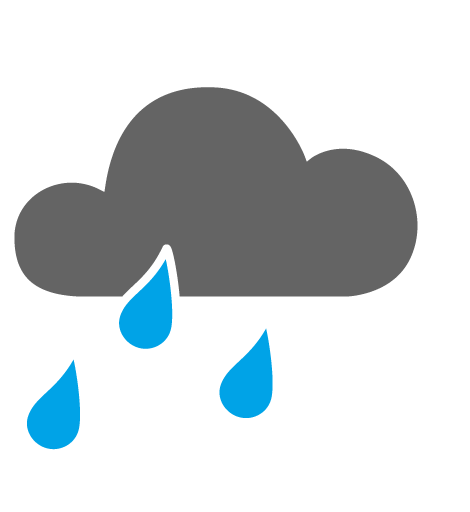 starker Regen